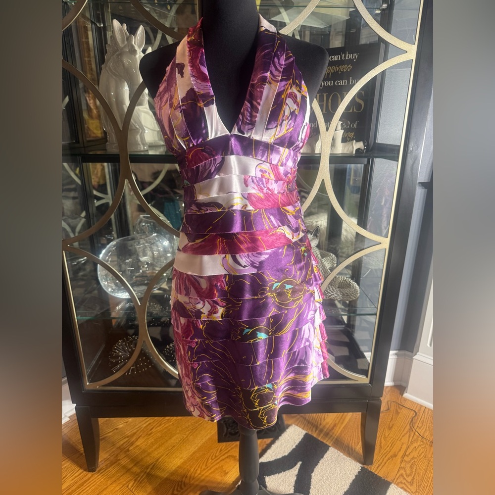 Morgan & Co. Purple and Pink Dress